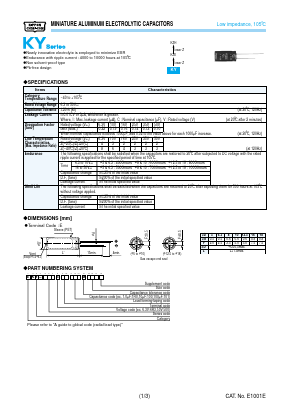 EKY-160ESS332MK35S Datasheet PDF United Chemi-Con, Inc.