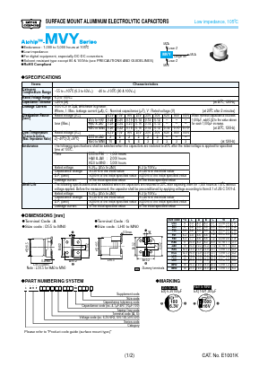 EMVY630SDA331MLH0S Datasheet PDF United Chemi-Con, Inc.