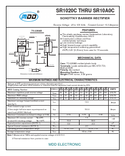 SR1060C Datasheet PDF Jiangsu Yutai Electronics Co., Ltd