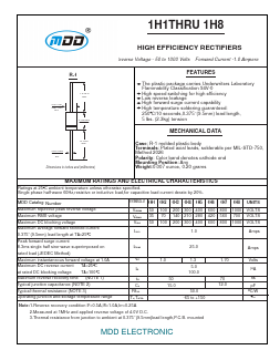 1H1 Datasheet PDF Jiangsu Yutai Electronics Co., Ltd