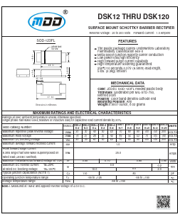 DSK14 Datasheet PDF Jiangsu Yutai Electronics Co., Ltd