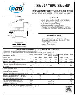 SS32BF Datasheet PDF Jiangsu Yutai Electronics Co., Ltd