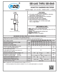 SB160S Datasheet PDF Jiangsu Yutai Electronics Co., Ltd