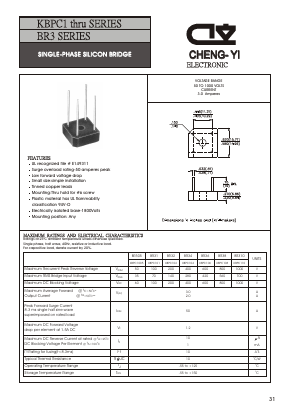 BR3 Datasheet PDF CHENG-YI ELECTRONIC CO., LTD.