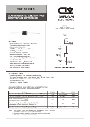 5KP10A Datasheet PDF CHENG-YI ELECTRONIC CO., LTD.