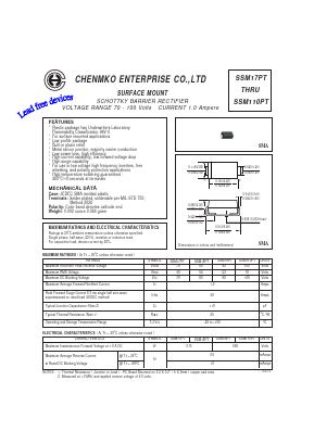 SSM19PT Datasheet PDF CHENMKO CO., LTD.