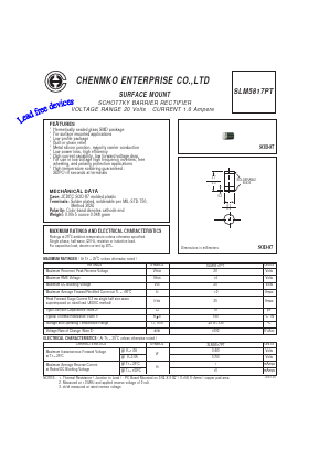 SLM5817PT Datasheet PDF CHENMKO CO., LTD.