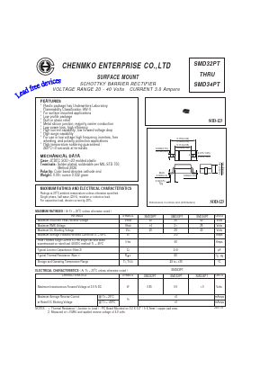 SMD32PT Datasheet PDF CHENMKO CO., LTD.