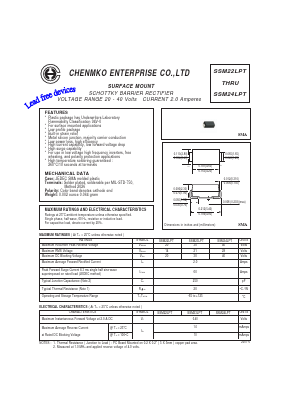 SSM24LPT Datasheet PDF CHENMKO CO., LTD.