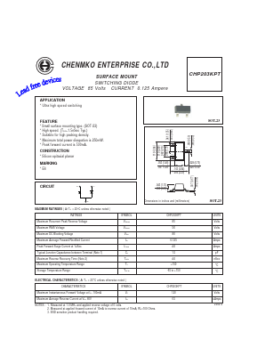 CH511H-30PT Datasheet PDF CHENMKO CO., LTD.