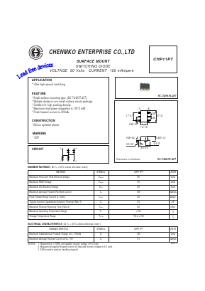 CHP11PT Datasheet PDF CHENMKO CO., LTD.