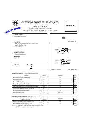 CH450FPT Datasheet PDF CHENMKO CO., LTD.