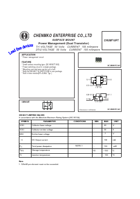 CHUMF19PT Datasheet PDF CHENMKO CO., LTD.
