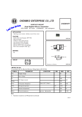 CHEMH4PT Datasheet PDF CHENMKO CO., LTD.