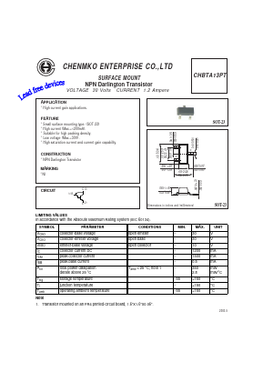 CHBTA13PT Datasheet PDF CHENMKO CO., LTD.