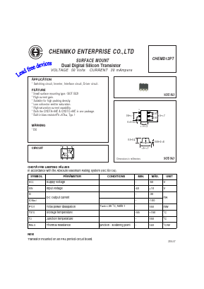 CHEMD12PT Datasheet PDF CHENMKO CO., LTD.