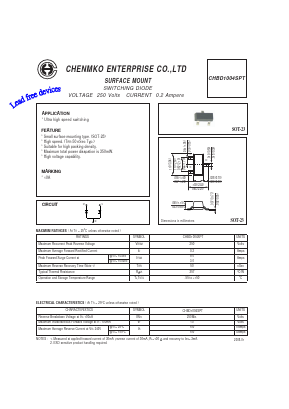 CHBD1004SPT Datasheet PDF CHENMKO CO., LTD.