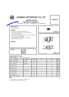 CHUMZ1PT Datasheet PDF CHENMKO CO., LTD.