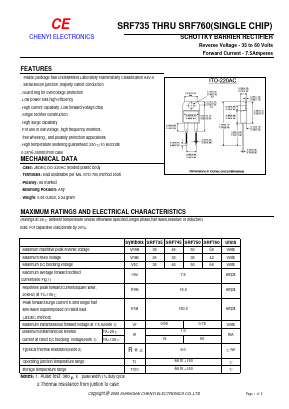 SRF760 Datasheet PDF Shanghai Lunsure Electronic Tech