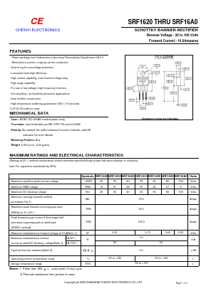SRF1680A Datasheet PDF Shanghai Lunsure Electronic Tech