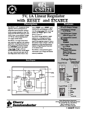 CS8121 Datasheet PDF Cherry semiconductor