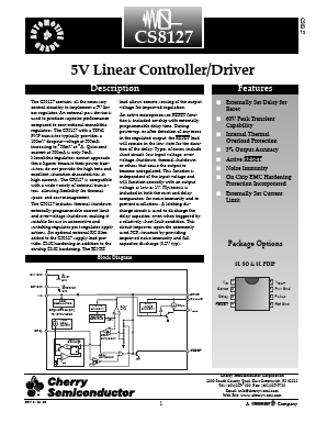 CS8127YDR8 Datasheet PDF Cherry semiconductor
