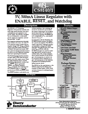 CS8140YTVA7 Datasheet PDF Cherry semiconductor