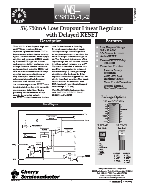 CS8126 Datasheet PDF Cherry semiconductor
