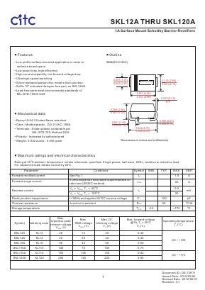 SKL120A Datasheet PDF Chip Integration Technology Corporation