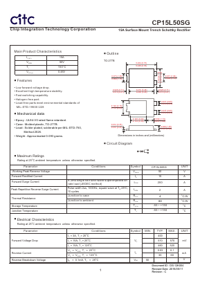 CP15L50SG Datasheet PDF Chip Integration Technology Corporation