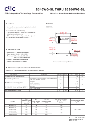 B340WG-SL Datasheet PDF Chip Integration Technology Corporation