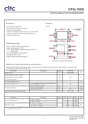 CP5L100S Datasheet PDF Chip Integration Technology Corporation