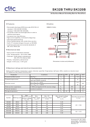 SK310B Datasheet PDF Chip Integration Technology Corporation