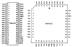 G65SC22-1 Datasheet PDF California Micro Devices => Onsemi