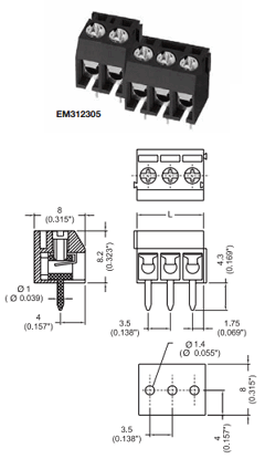 EM312305 Datasheet PDF Cooper Bussmann, Inc.
