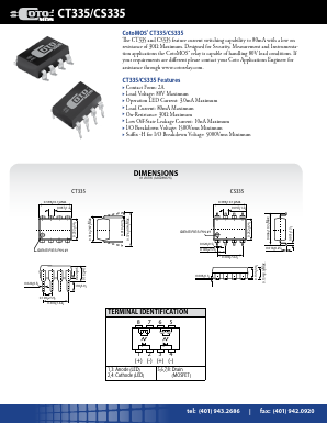 CT335 Datasheet PDF Coto Technology