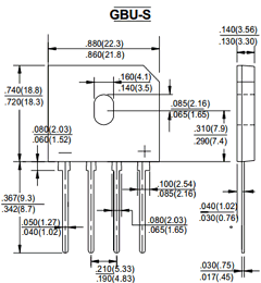 GBU802 Datasheet PDF Compact Technology Corp.
