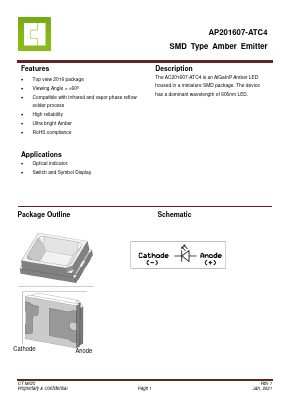 AC201607-ATC4 Datasheet PDF CT Micro International Corporation