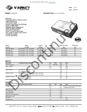 FSK-S30 Datasheet PDF CUI INC