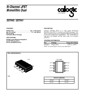 SST440 Datasheet PDF Calogic, LLC