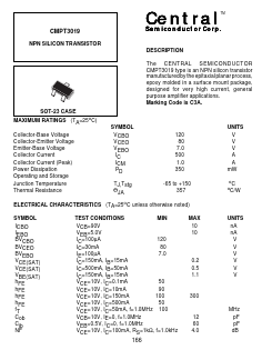 CMPT3019 Datasheet PDF Central Semiconductor