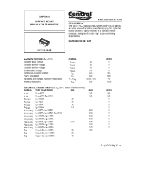 CMPT3646 Datasheet PDF Central Semiconductor