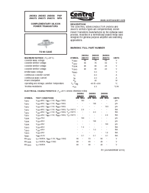 2N5954 Datasheet PDF Central Semiconductor