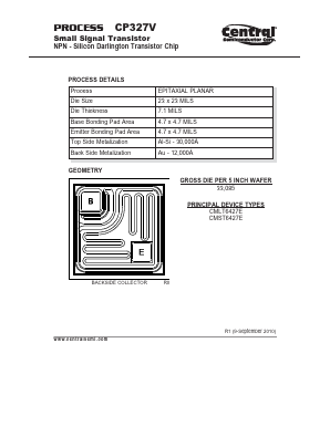 CP327V Datasheet PDF Central Semiconductor