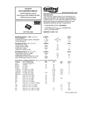 CMLM0405 Datasheet PDF Central Semiconductor