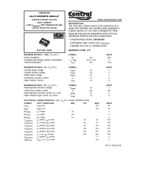 CMLM7405 Datasheet PDF Central Semiconductor