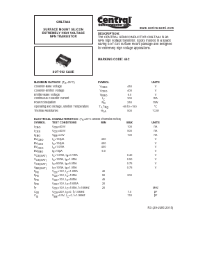 CMLTA44 Datasheet PDF Central Semiconductor