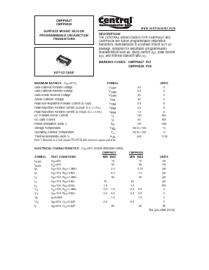 CMPP6028 Datasheet PDF Central Semiconductor