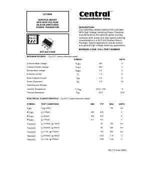 CZT2680 Datasheet PDF Central Semiconductor