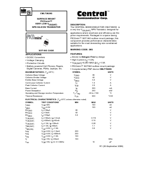 CMLT3820G Datasheet PDF Central Semiconductor